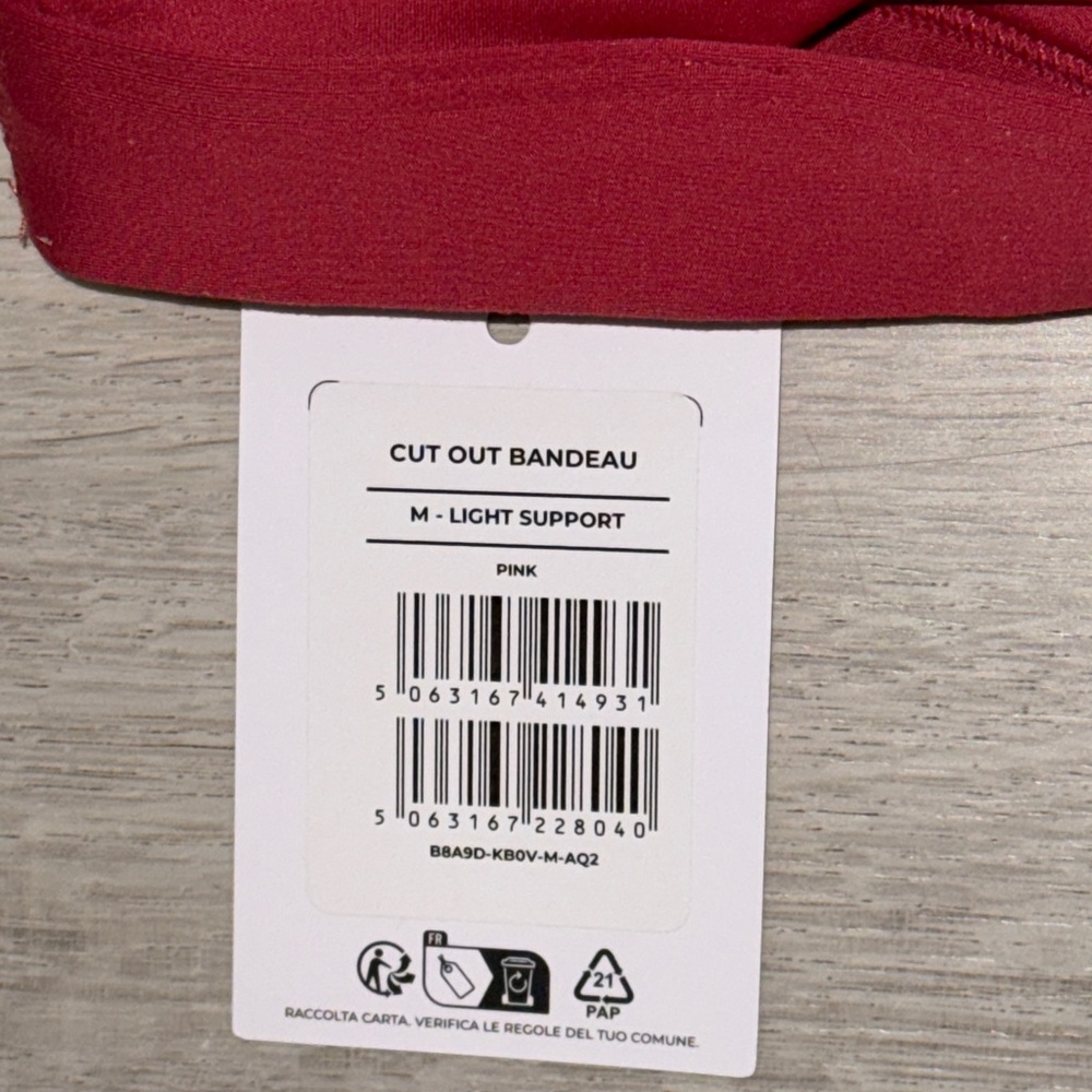 Gymshark Women's Vintage Pink Sports Bra - Picture 3 of 6